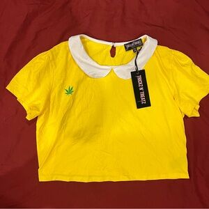 Dolls Kill Trickz n Treatz Pot Brownies Scout Top